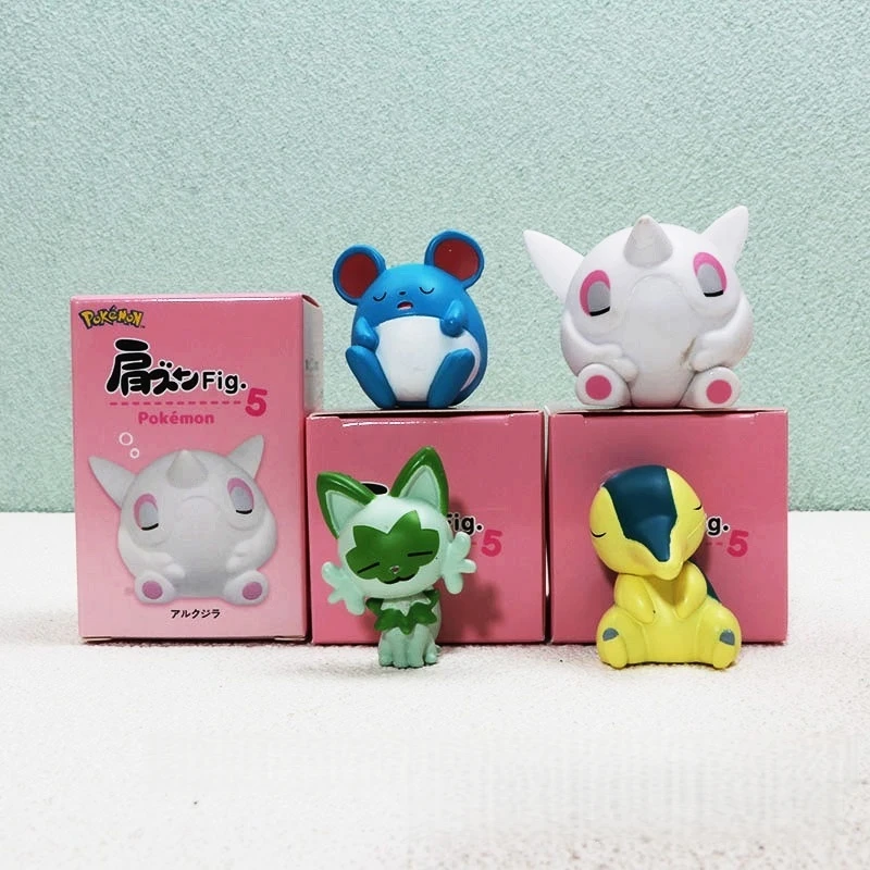 pokemon-model-shoulder-to-shoulder-sleeping-series-doll-animation-peripheral-sprigatito-cetoddle-marill-figure-toy-birthday-gift