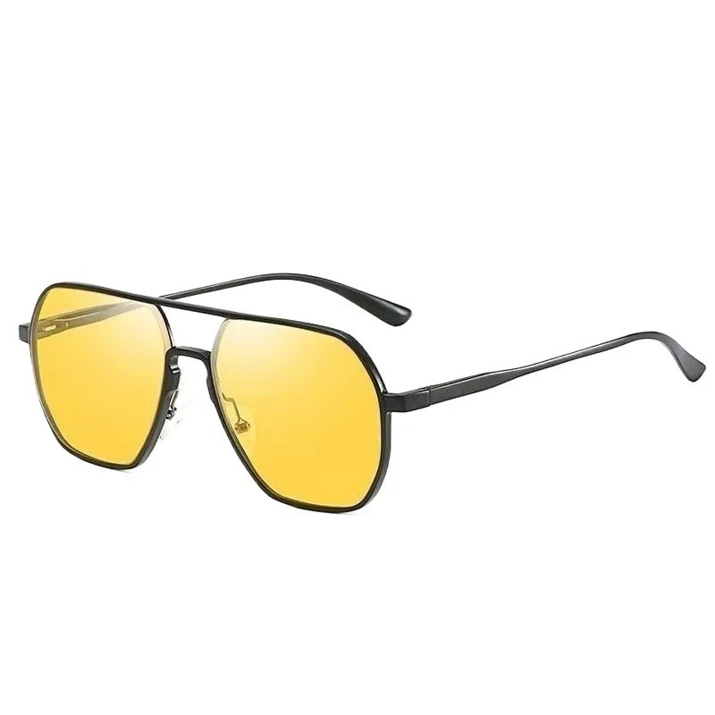 Polarized Sunglasses Men\'s Fishing Color-changing Sunglasses Day Night Dual-use Smart Photochromic