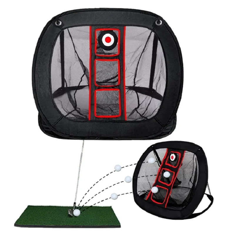 golf Chipping net | Pop Up Golf Chipping Net | Indoor/Outdoor Golf Hitting net for Accuracy and Swing Practice