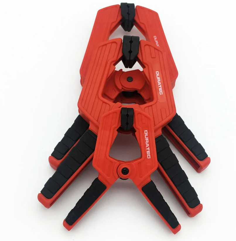 Set of 4PCS Spring Clamps Strong Clamping Force Can Be Use as Woodworking Clamping Systems