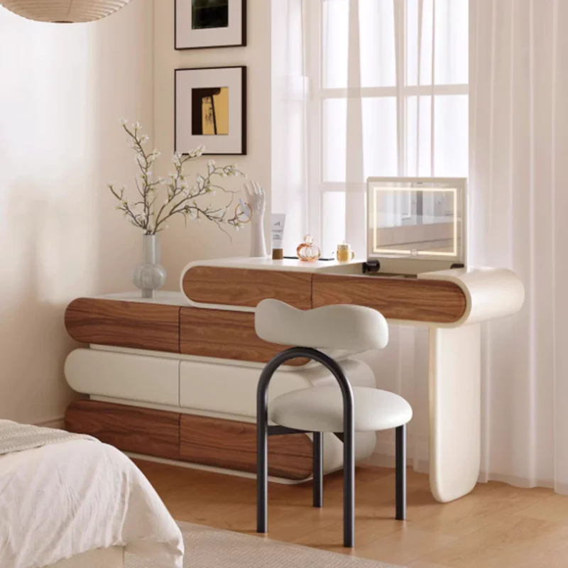 

Light Apartment Dressing Table Multifunctional Adjustable Minimalist Storage Dressing Table Drawers Fashion Kaptafel Accessories
