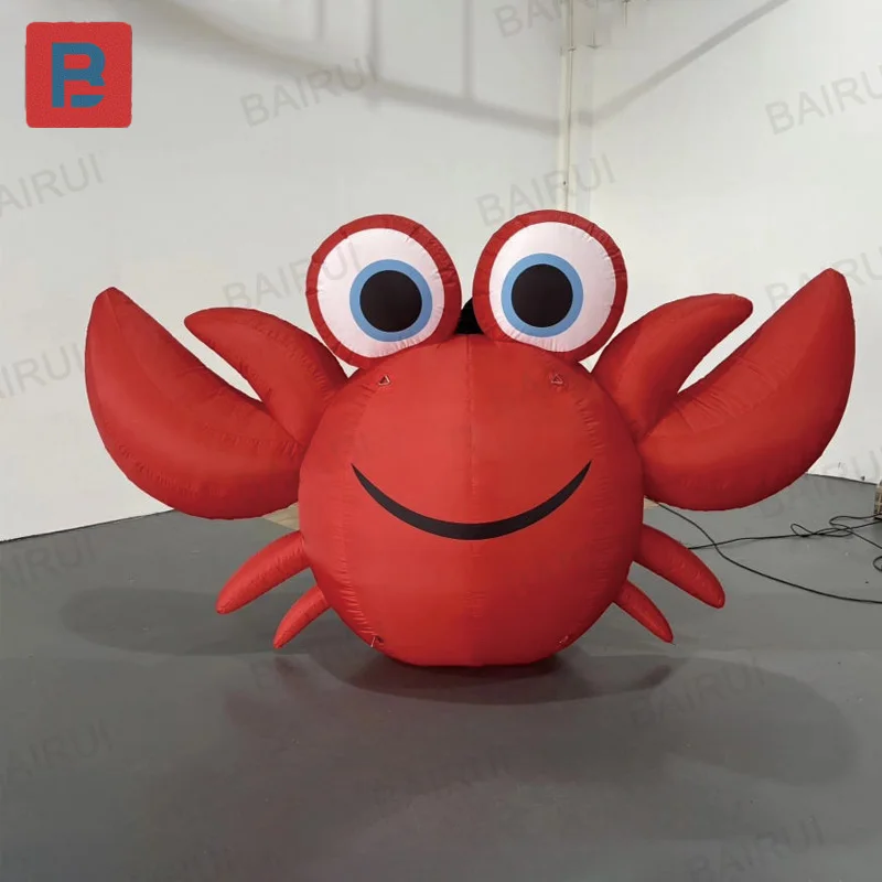 Aufblasbare Krabbe, aufblasbares Modell in Tierform, mit Gebläse, Dekoration für Neujahrsveranstaltungen im Freien