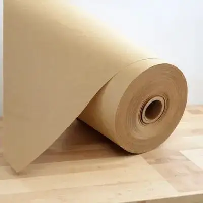 

1 Roll Brown Kraft Wrapping Paper Roll Premium Safe Blank Design for Gift Packing Flower Arrangement Craft Paper Oil Paint