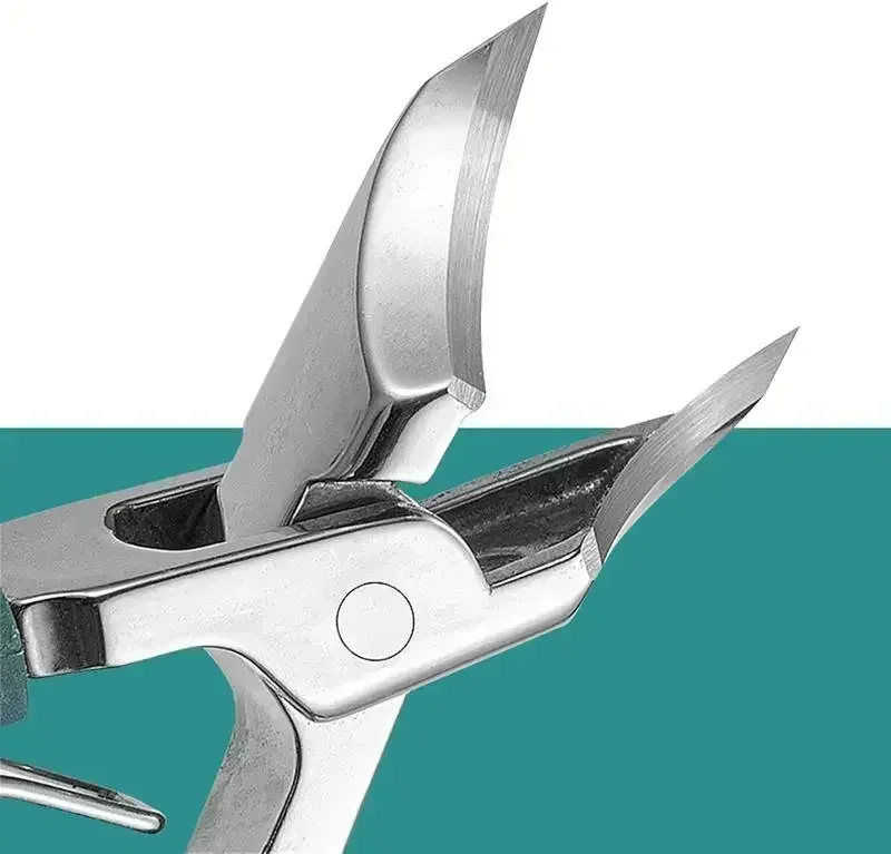 Home/Travel Pedicure Must-Have! Green Eagle 3-in-1 Beak Clipper Set, Stainless Steel Thick/Ingrown Nail Grooming Kit