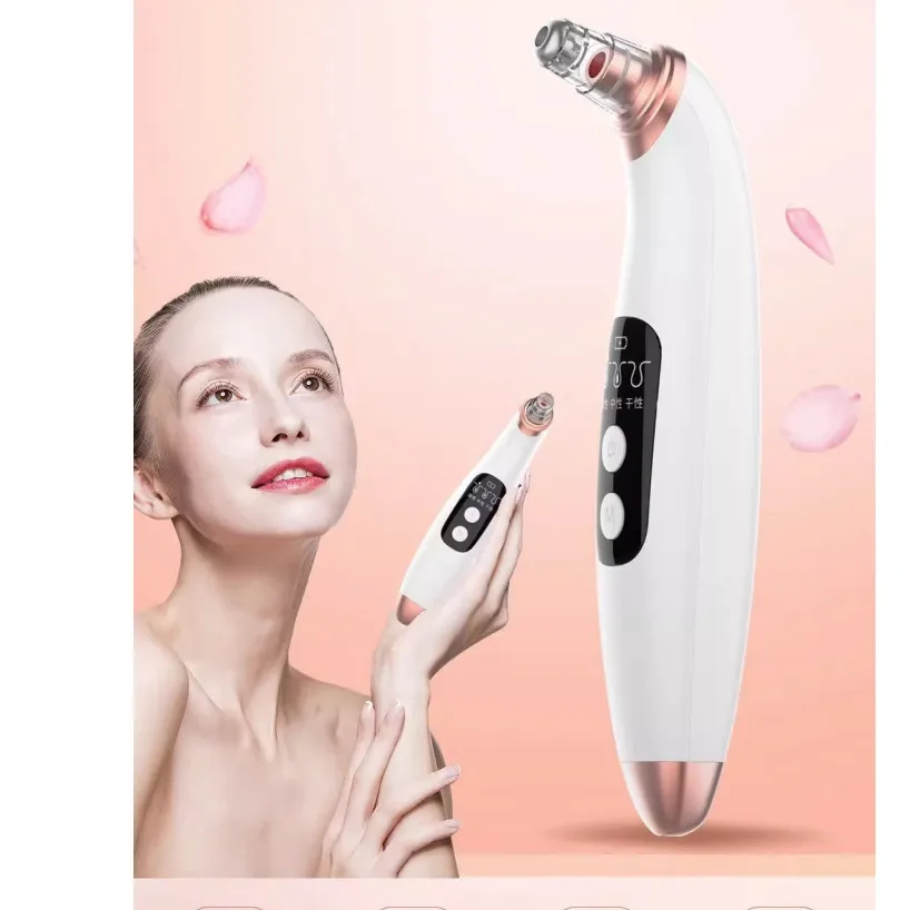 Akumulator usuwająca zaskórniki urządzenie do usuwania trądziku elektryczny termokurczliwy do oczyszczania porów płyn do demakijażu z małymi bąbelkami