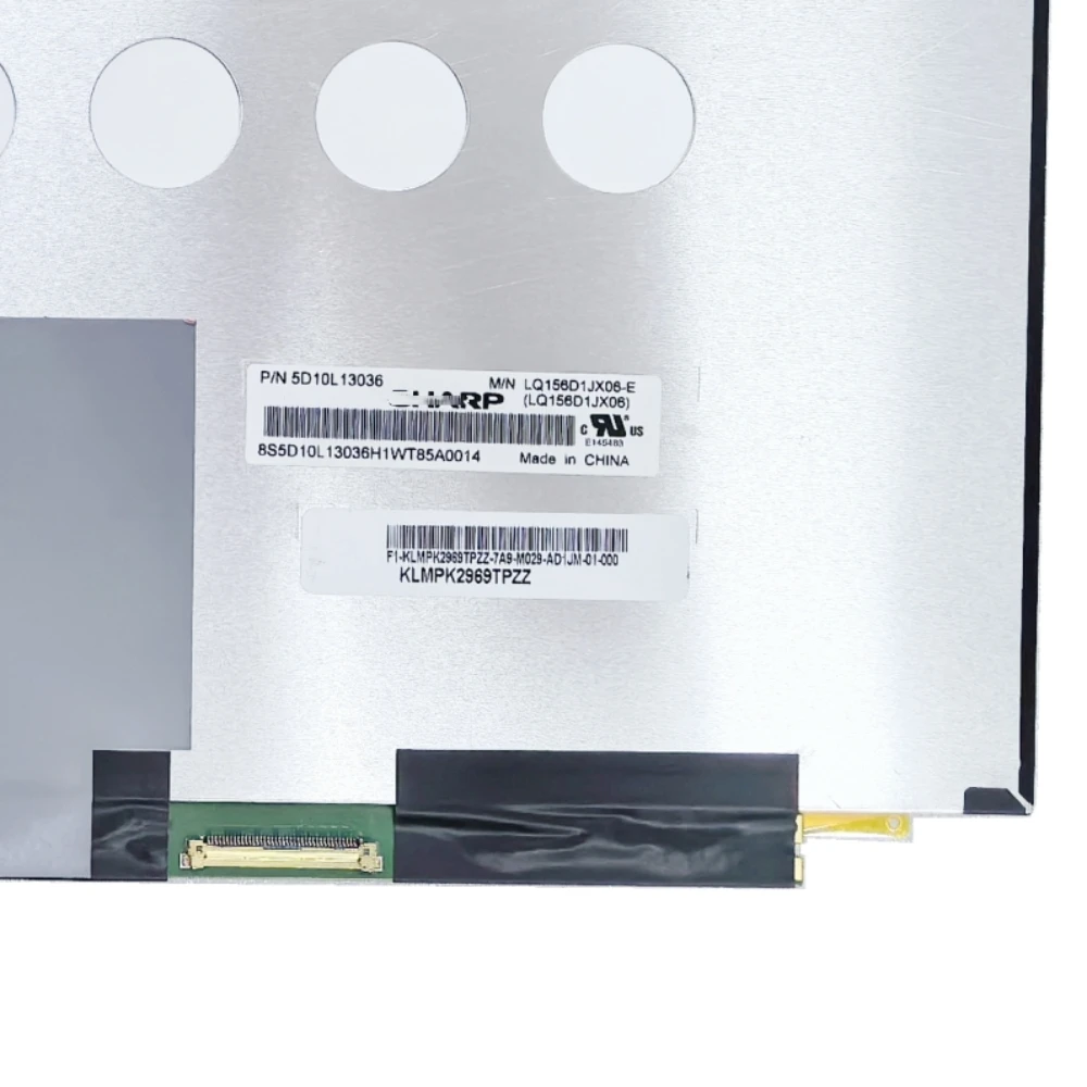LQ156D1JX06-E LQ156D1JX06 15.6'' 3840x2160 15.6 inch LCD Display Panel EDP Laptop Matrix LED Screen