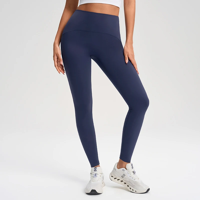 

Solid Color High Waist Yoga Legging Athletic soft Women Sport Pant Tight Butter Gym Comprehensive Training Jog Back Waist Pocket