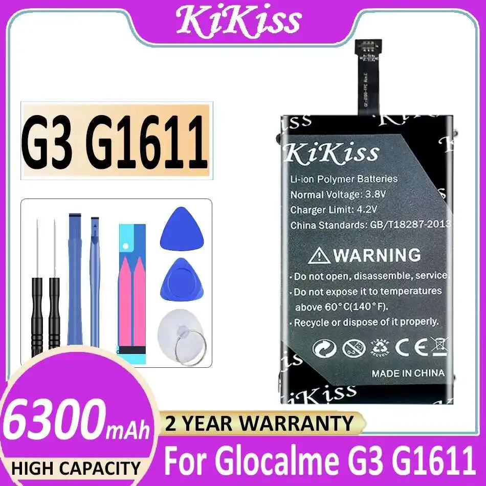 

Fast Charging Portable WI - FI Battery Lightweight 6300Mah For Glocalme G3 G1611