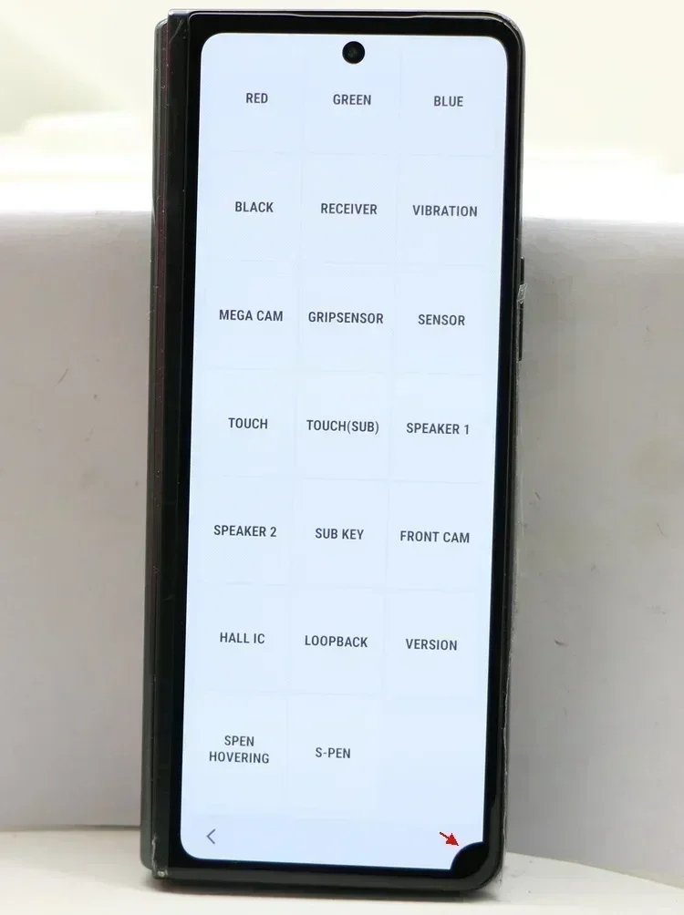 100% AMOLED Z Fold 3 Display for Samsung Galaxy Z Fold 3 5G F9260 F926B/U Oute LCD Display Touch Screen Assembly with Defect