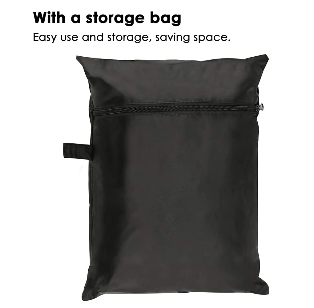 

Furniture Storage Bag Oxford Cloth Portable Hotel Desk Handbag Black