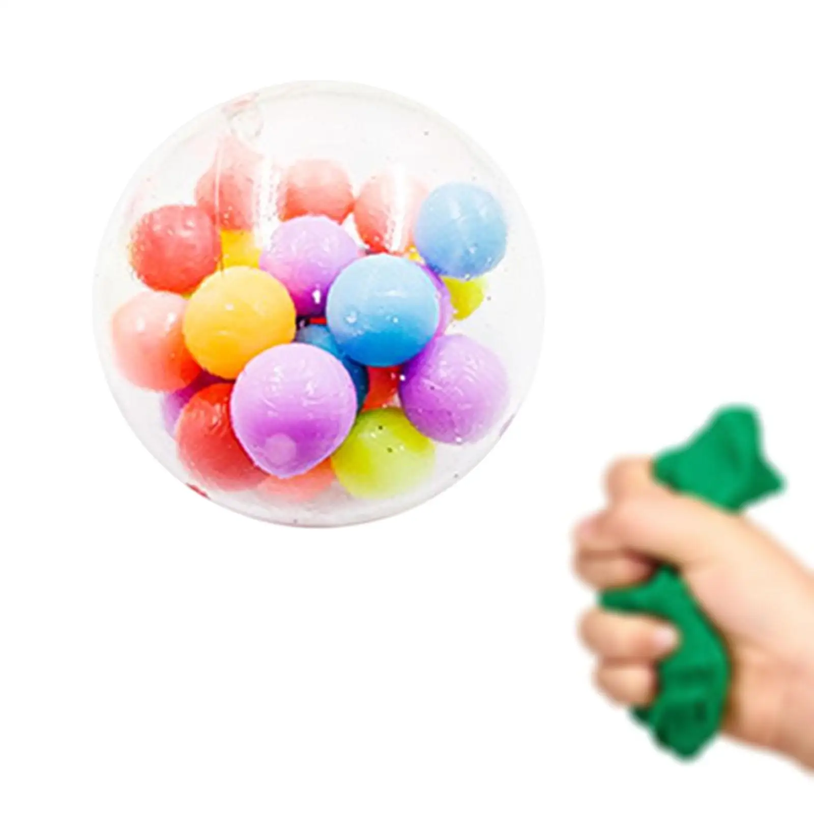 재미 있은 무지개 공 가제트 환기 장난감 운동을위한 감각 장난감 할로윈 생일 선물