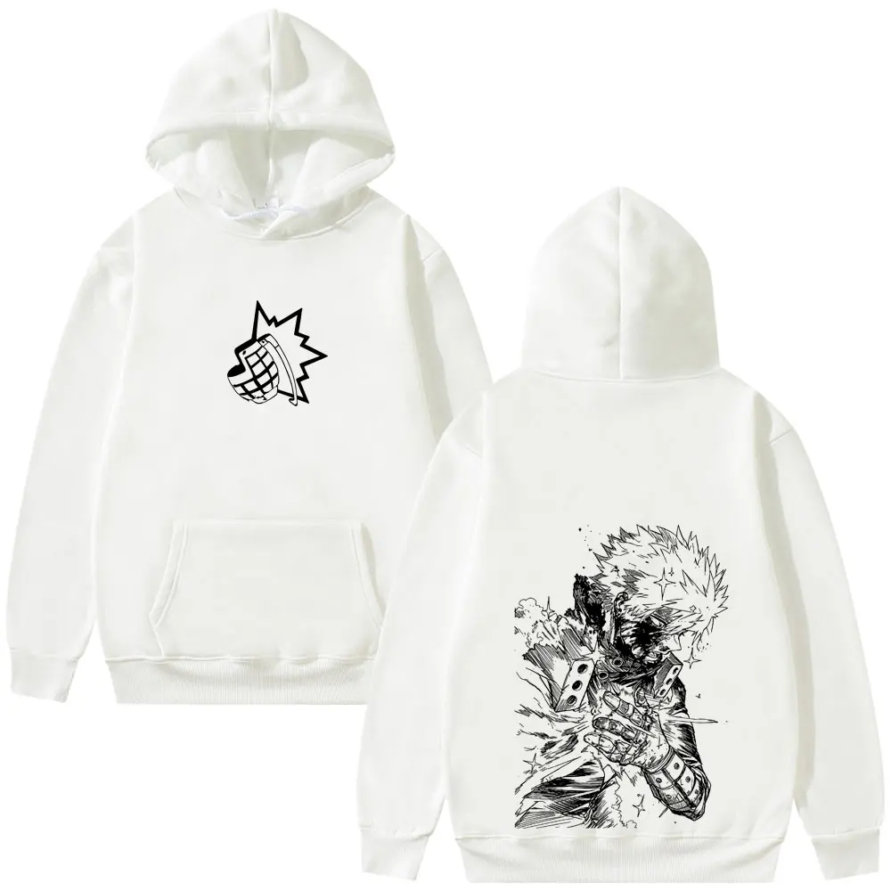 

Anime My Hero Academia Bakugou Katsuki Merch Hoodie Men Women Manga Casual Vintage Sweatshirt Male Cosplay Hoodies Streetwear
