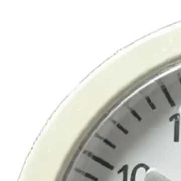 Waterproof Wall Clock with Suction Cup for Bathroom Kitchen Easy Mount Silent Sweep Second Hand White 13.6x13.6cm