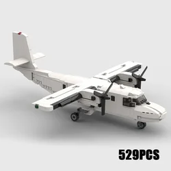 Moc Building Bricks Model Canada DHC-6 Twin Otter Fighter Technology Modular Blocks Gifts Toys For Children Sets DIY Assembly