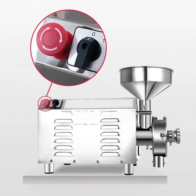 Electric Grinder Stainless Steel Beans Grains Flour Machine Multi-functional Bean Grinder