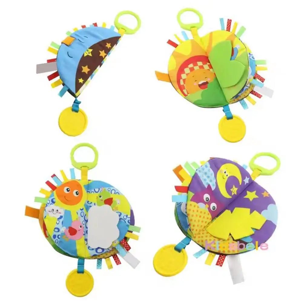 Baby Early Education Cloth Book Soft Safe Fabric Cartoon Study Toys Waterproof tear-resistant Early Learning Washable Story Book