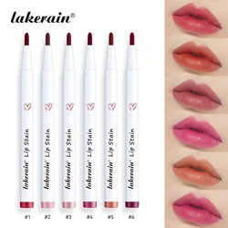 6Colors Lip Stain Pencil Liquid Lip Liner Waterproof Plumping Lip Tint Natural Matte Nude Brown Long Lasting Beauty  Makeup Pen
