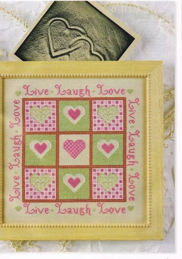 DIY needle work Sweetheart Nine Palace Grid 35-35 Cross Stitch Set Counted Cross Stitch Kit  28ct 14ct 32ct Metallic aida