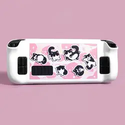 Steam Deck Case Mikko Kawaii Console Pink Blue Cover Hard PC Protective Anti-Scratch Non-Slip Black Shell Case Accessories