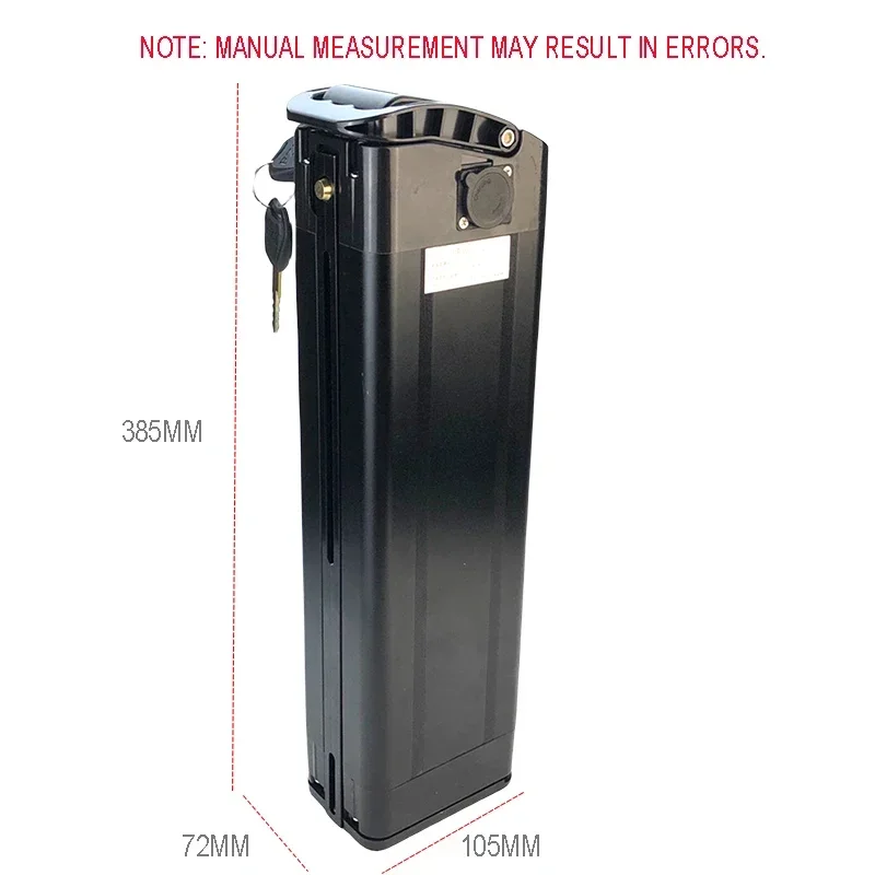 36V 30Ah Li-ion Battery Pack Silver Fish E-bike Battery Universal Folding Electric Scooter Battery Bottom 2 Pin Discharge Port