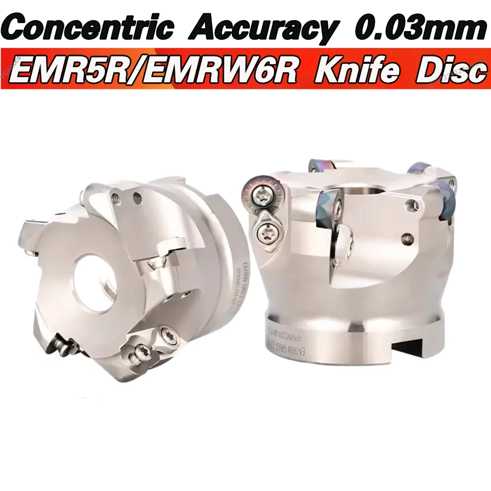 EMR TMR EMRW EMR5R EMR6R 50 63 80 Milling Cutter Head, Inserted Into RPMW1003 RPMT1204 RPMT, FMB FMB22 Tool Holder Bracket Tool