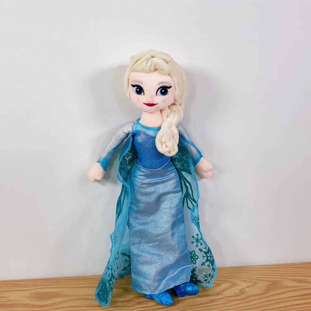 50cm Kreskówka Anime Frozen Księżniczka Anna Elsa Olaf Wypchana pluszowa zabawka Lalka Pokój Ozdoba trzymaj poduszkę Dziewczyna Urodziny Prezent świąteczny