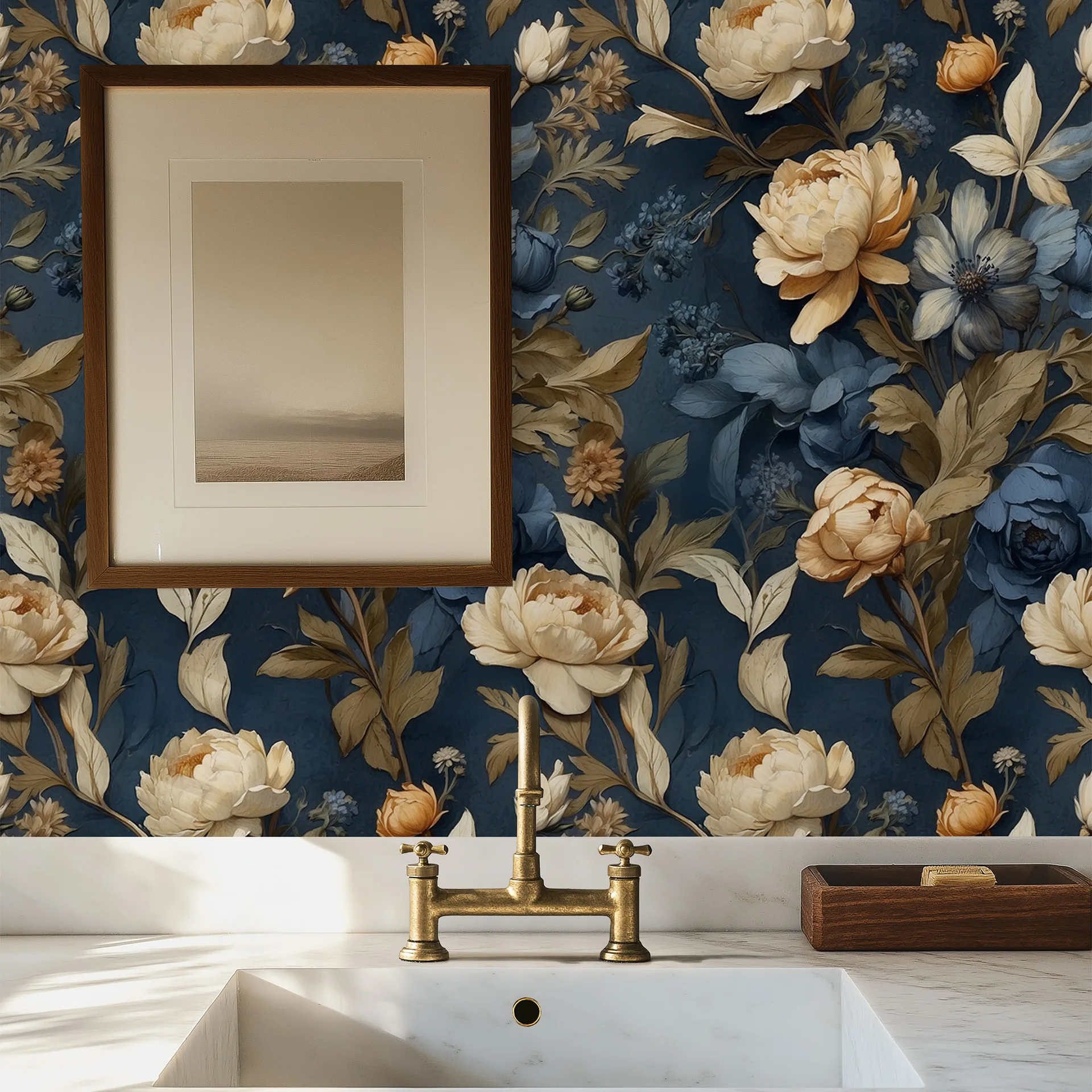 Peony Wallpaper Peel and Stick Vintage Boho Floral Contact Paper Peel and Stick Wallpaper Bathroom Furniture Wall Decor