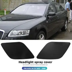 Car Headlight Washer Nozzle Spray Cover for Audi A6 C6 4F 2004-2008 Q7 2005-2010