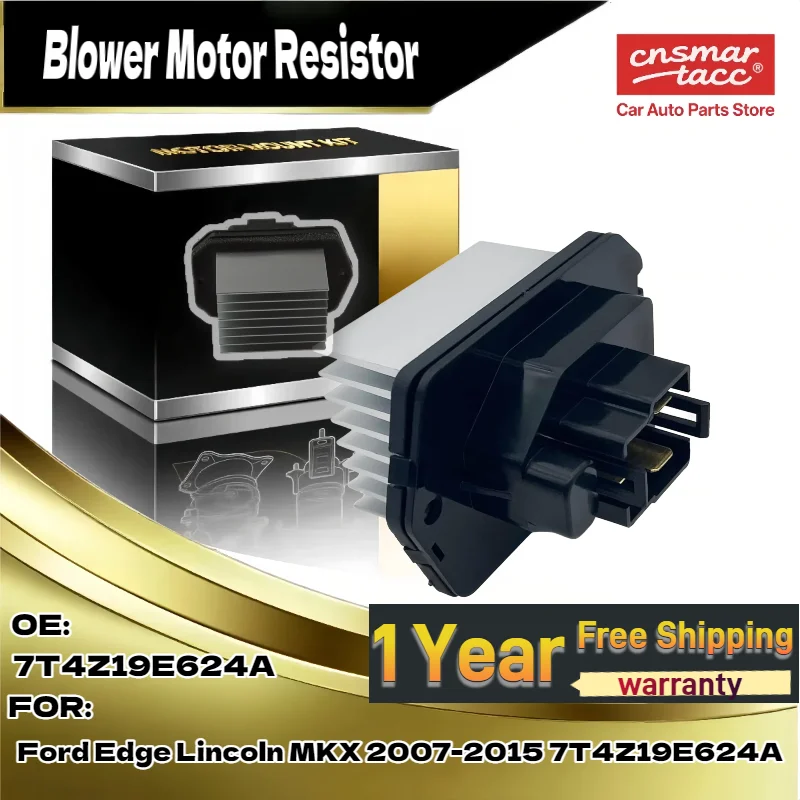 

Fpr Новый резистор двигателя вентилятора 7T4Z19E624A, прямая замена для Lincoln MKX 2007-2015 Ford Edge 2007-2014