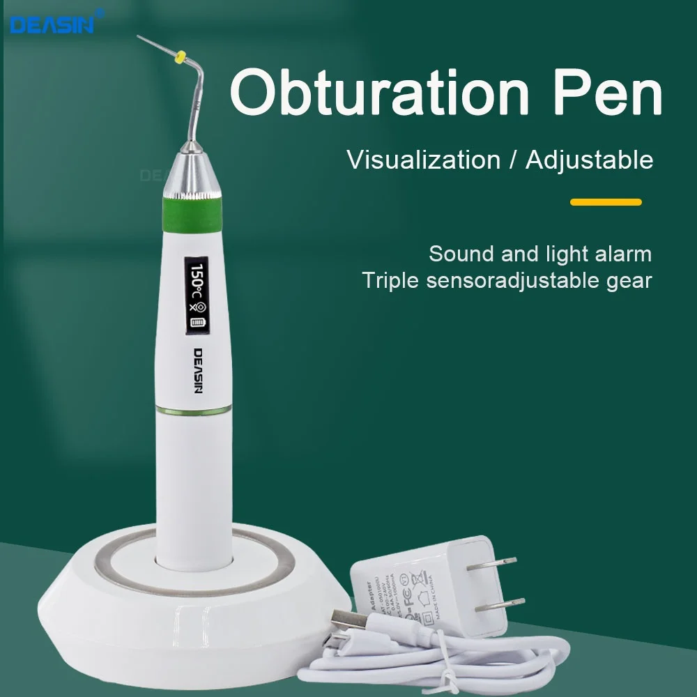 نظام سد جوتا بيرشا اللاسلكي للأسنان قلم إندو ساخن مع 2 نصائح شاشة ديجيتال معدات مختبر طبيب الأسنان