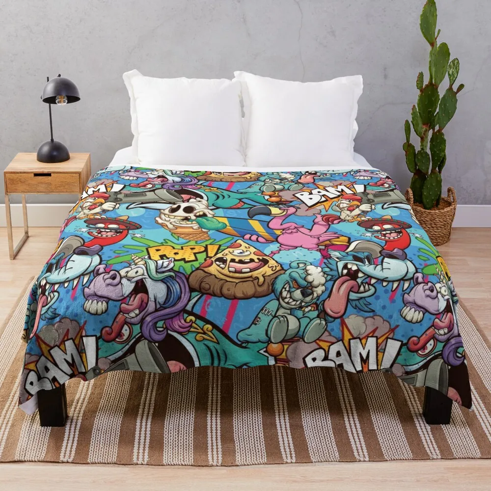 

Graffiti Throw Blanket fluffy Weighted Loose Blankets