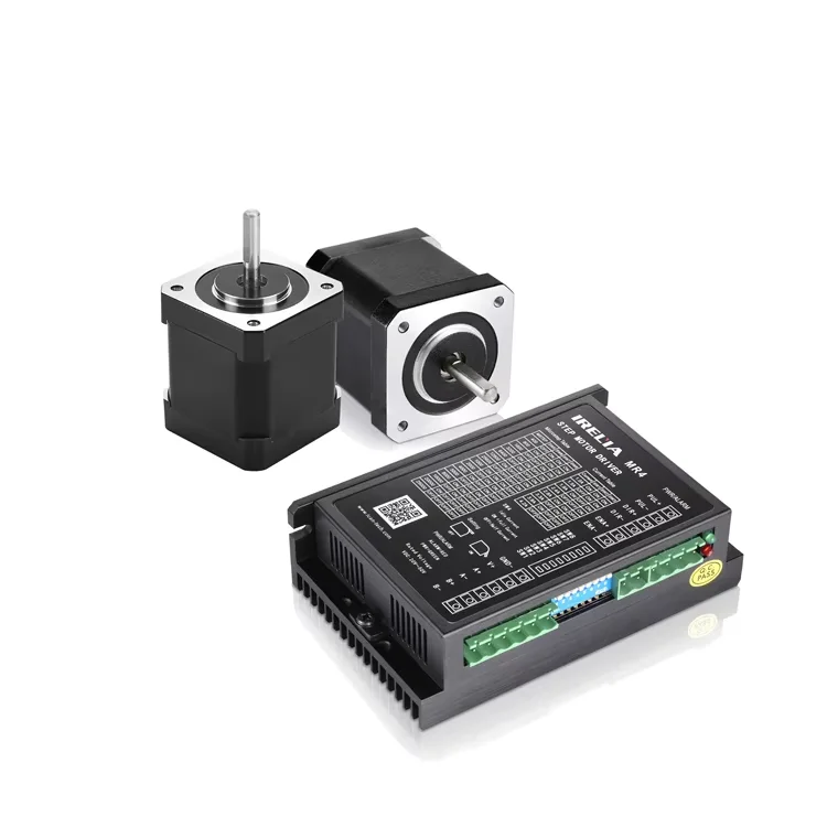 ICAN 2 Phase Hybrid Nema 17 DC24V Stepper Motor Kit with 1.8 Step Angle and 0.45Nm Torque for CNC Router and Milling Machine