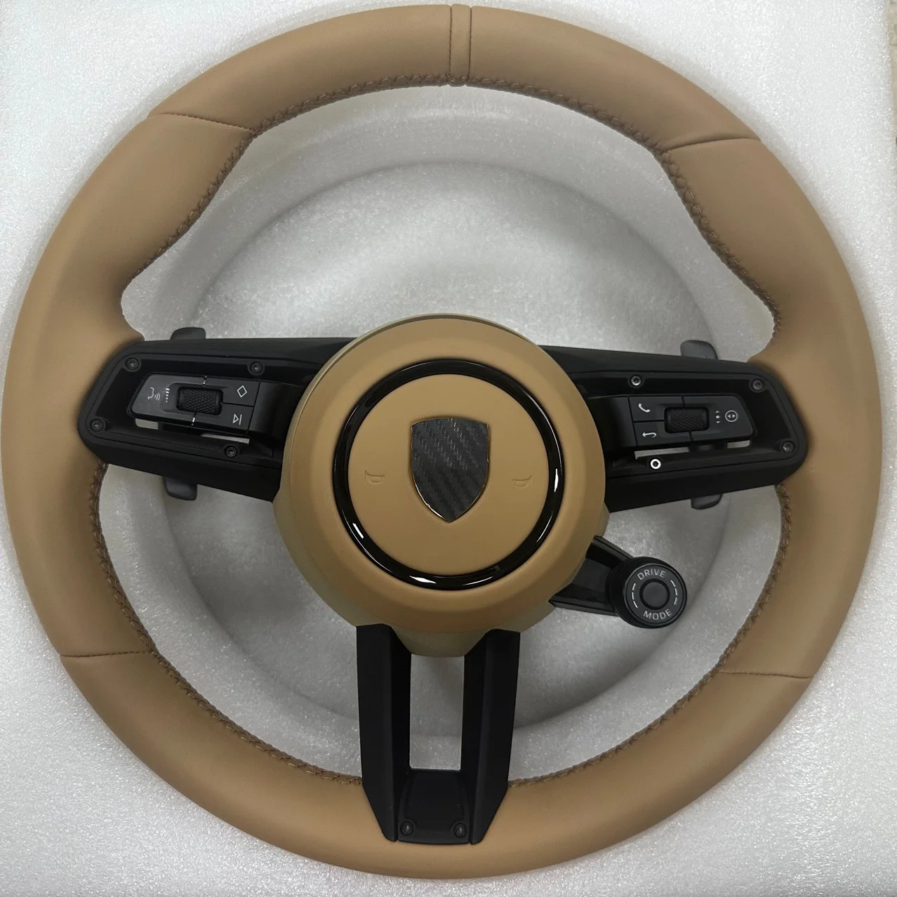 For Porsche Cayenne Palamela 718 carbon fiber steering wheel assembly upgrade old retrofit new