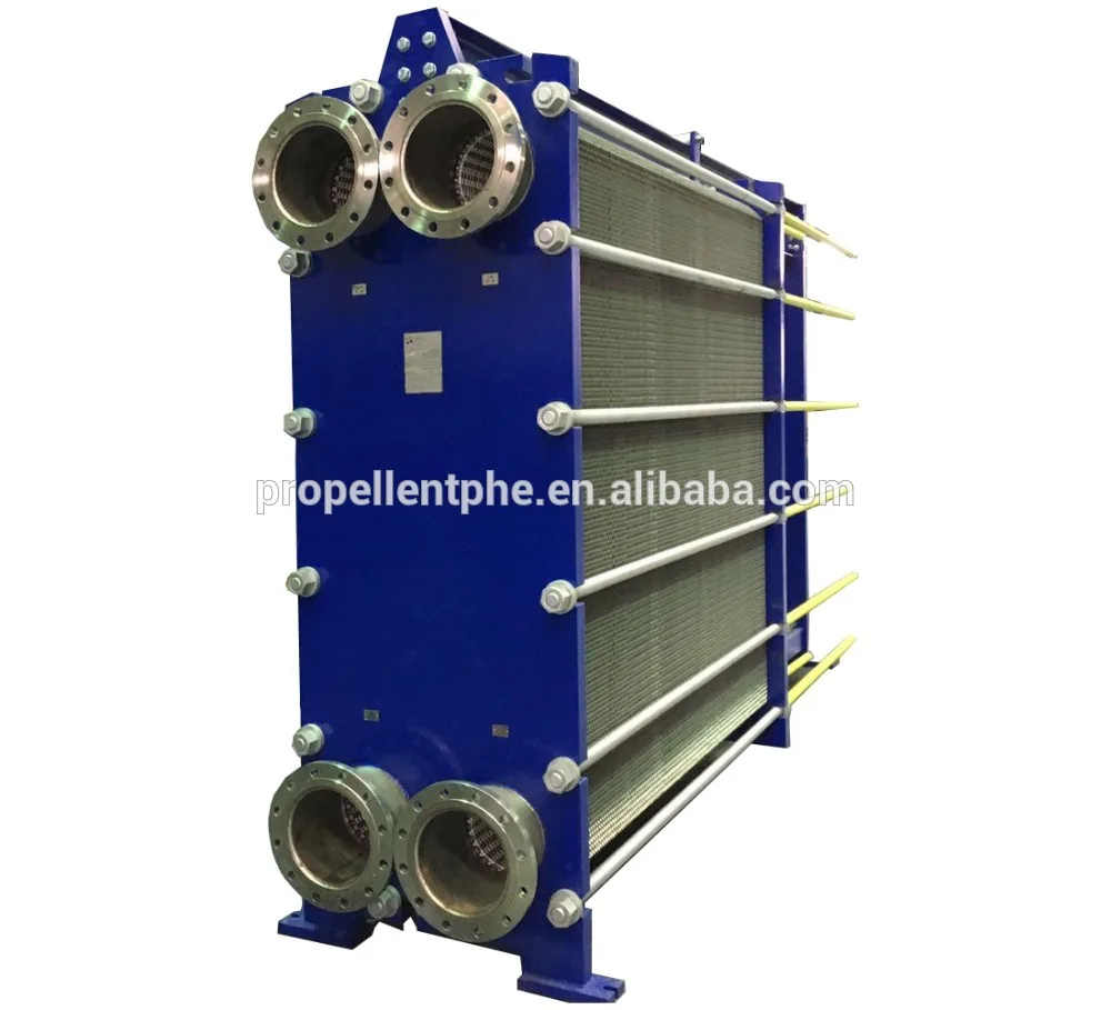 Wide Gap Plate Heat Exchanger / Adaptable for Heat Transfer with High Viscosity Media in Industrial Applications.