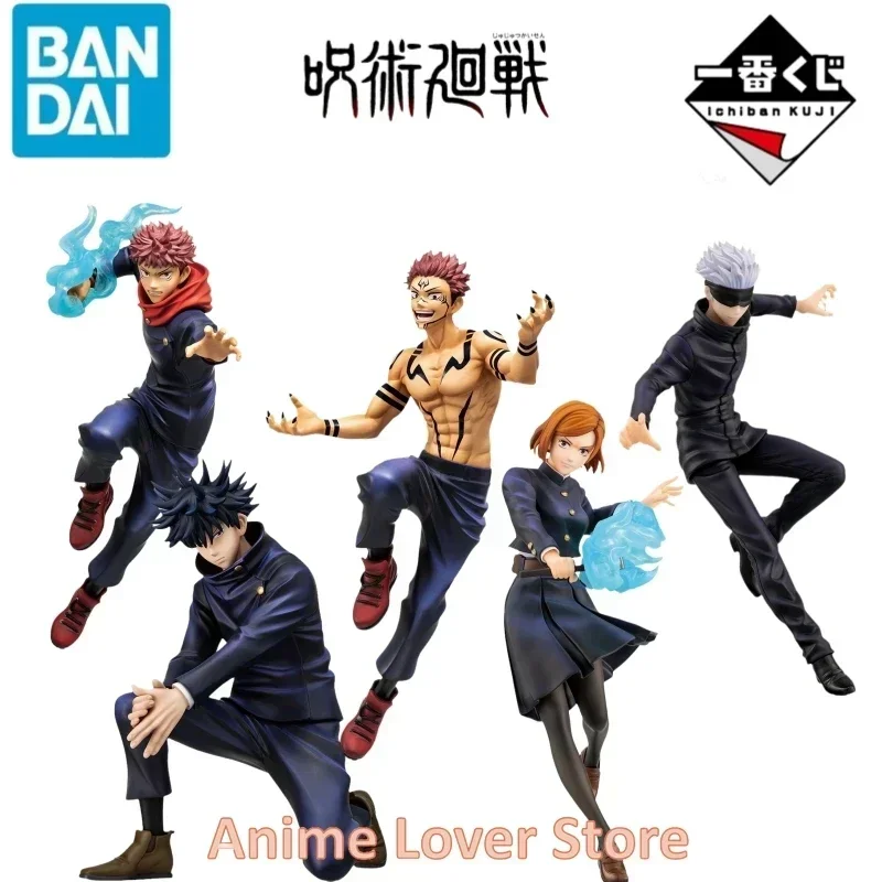 Bandai Original Jujutsu Kaisen Ichiban Kuji Itadori Yuji FushiguroToji Nobara Gojo Satoru Ryomen Sukuna Choso Anime Figures Toys