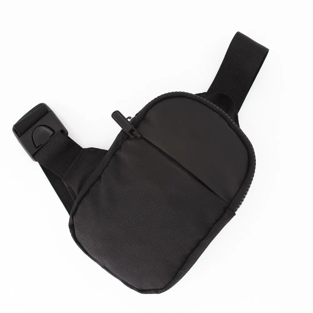 Simple Single Bag Zipper Men Chest Bag Multipocket Nylon Mobile Phone Bag Waterproof Handbag Small Shoulder Bag Boys