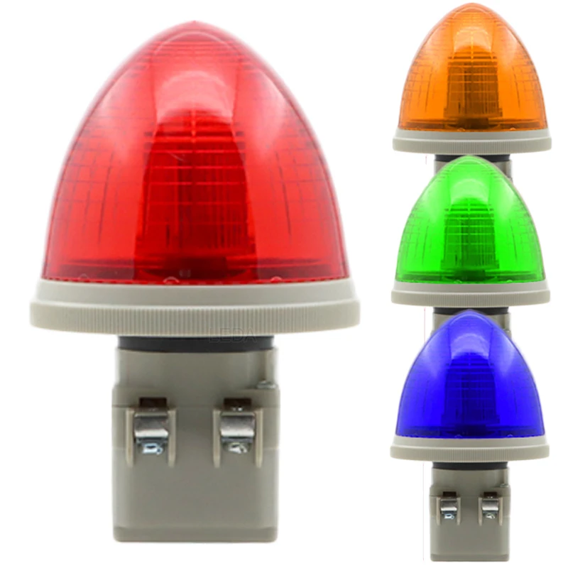 1 Stuks N-TX Kleine Waarschuwingslampjes Zonder Geluid Led Stroboscopische Alarmlamp Rood Geel Groen Blauw