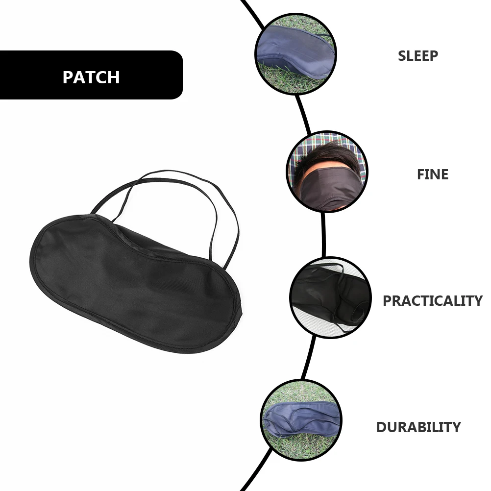 

6pcs Sleep Eye Mask Shading Blindfold Eyeshade Masks Polyester Block Light Faster Fall Asleep Home Hotel Train