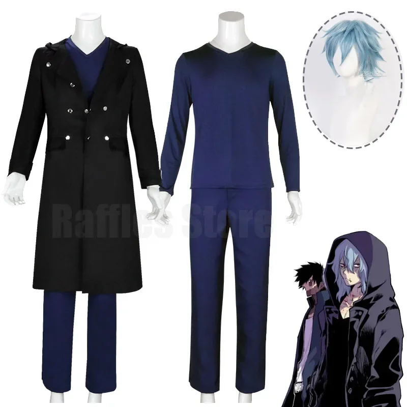 Boku no my hero cosplay academia Shigaraki Tomura cosplay costume wig black trench adult men women anime cosplay cloak coat suit