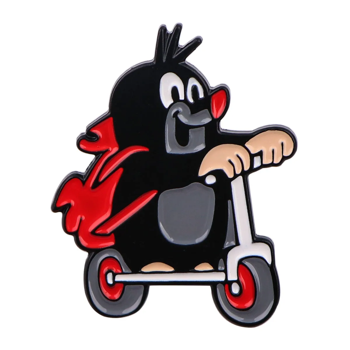 Niedliche Metall Emaille Pins Cartoon Maulwurf Brosche Kleidung Rucksack Revers Abzeichen Modeschmuck Zubehör für Kinder Freunde Geschenke