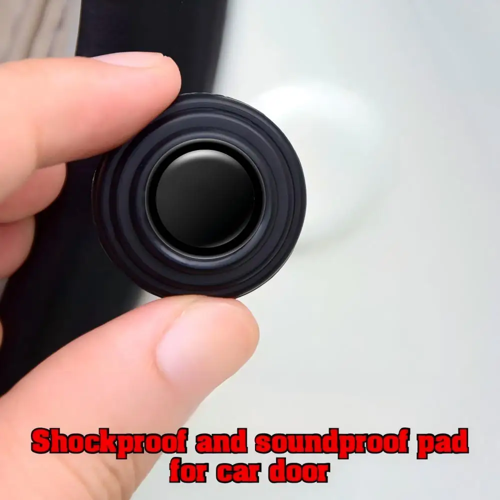 

For Auto Silicone 10Pcs Universa Shock Absorber Universal High Strength Non-shrinking Car Door Shock Sticker Absorber Anti-shock