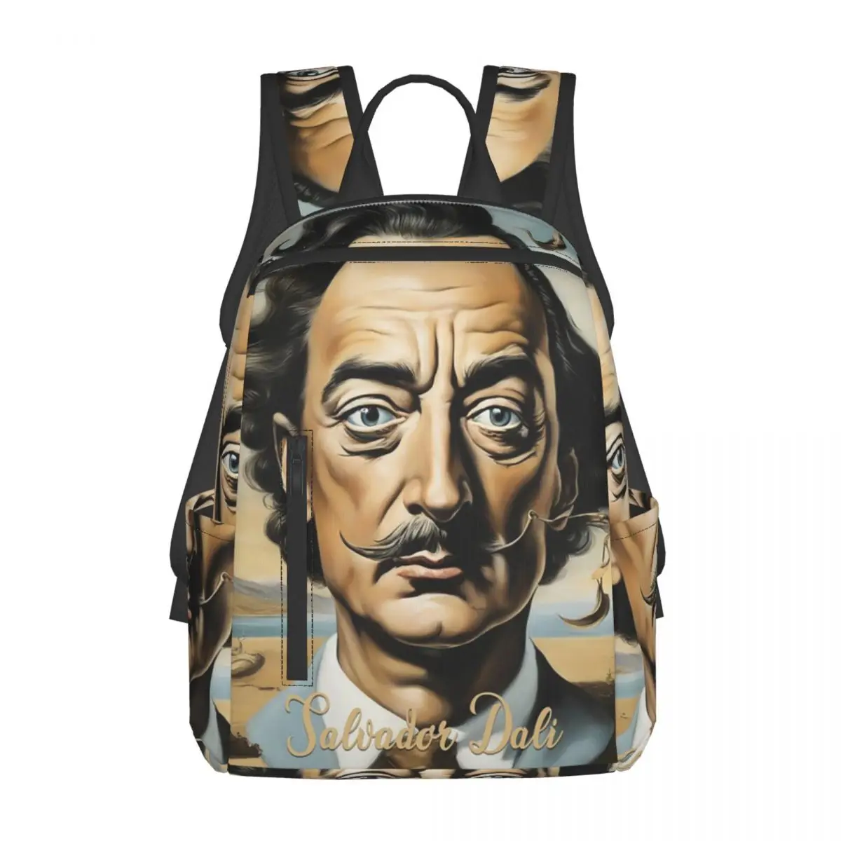 

Salvador Dali Backpack Daypack Large Capacity Children BookBag School Bag Shoulder Bags for Men Women