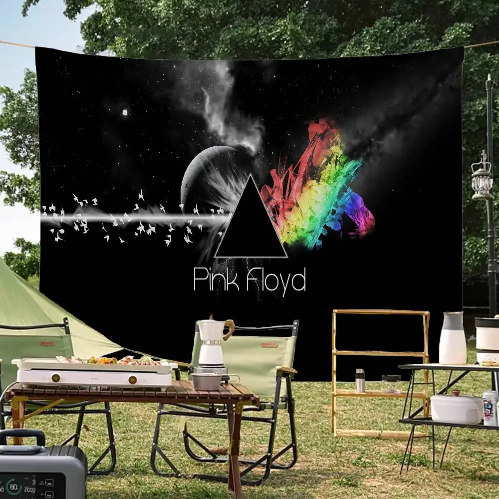 Rock Band P-Pink Floyds Large Size Flags Printing Patterns Interesting Birthday Party Decorations Banner