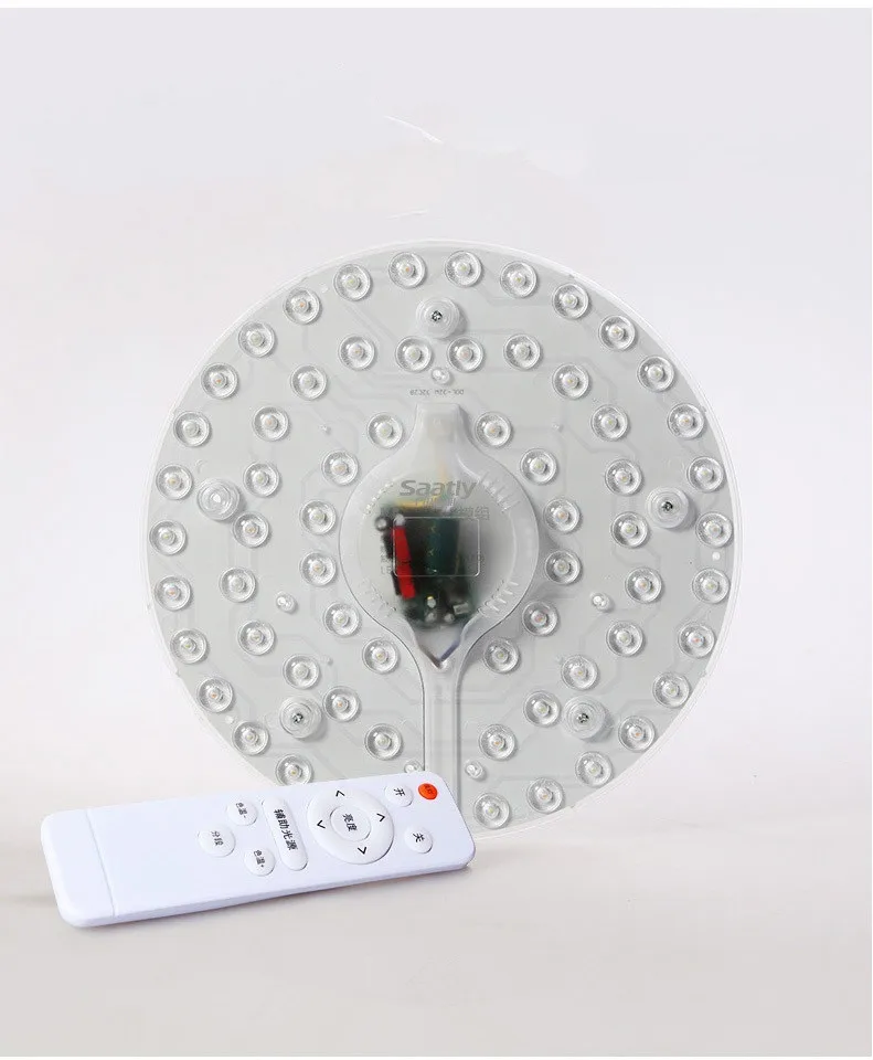 조광 가능한 모듈 LED 천장 조명 24W 36W 48W 64W 80W, 이중 전구 조명 문어 이중 에너지 절약 천장 장식