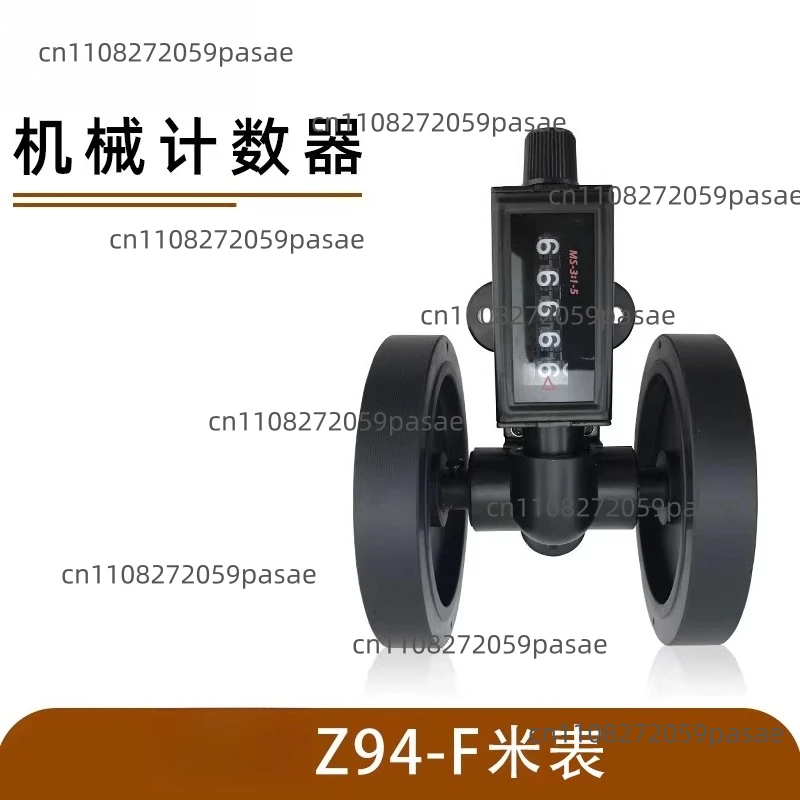 5-bit Digital Wheel Mechanical Meter Counter Roller Type Counter for Cable Plastic Film Leather Length Measurement Z94-F