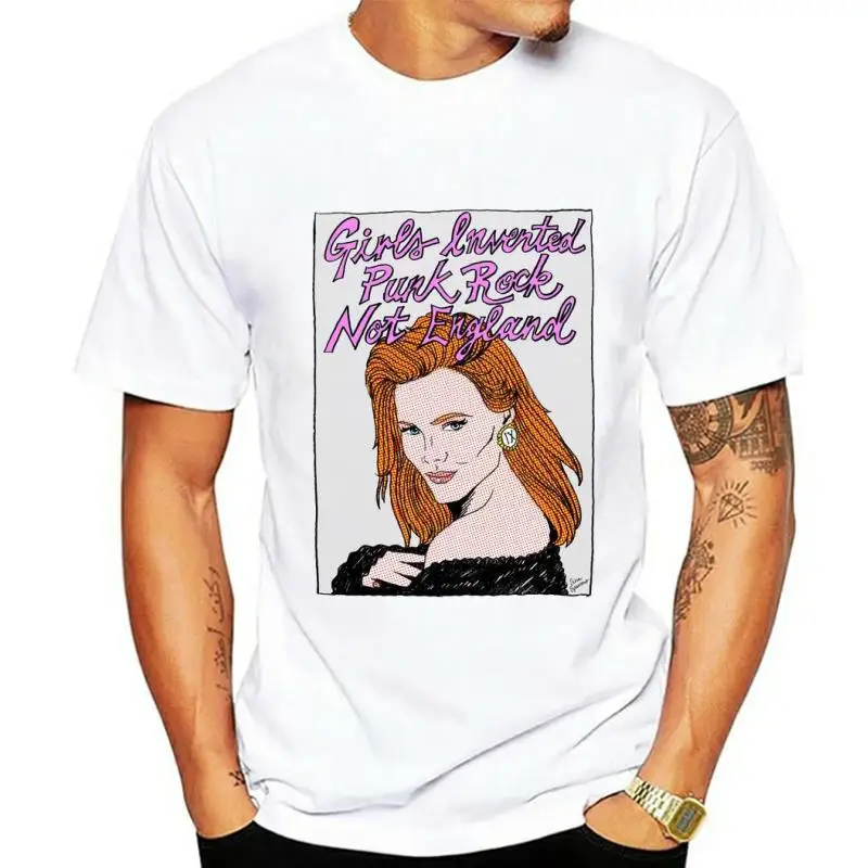 Belinda Carlisle Girls Invented Punk Rock Not England White T Shirt