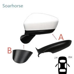 Soarhorse Car Side Mirror Lower Cover Rearview  Shell housing Cap For Mazda CX-5 CX5 2013 2014