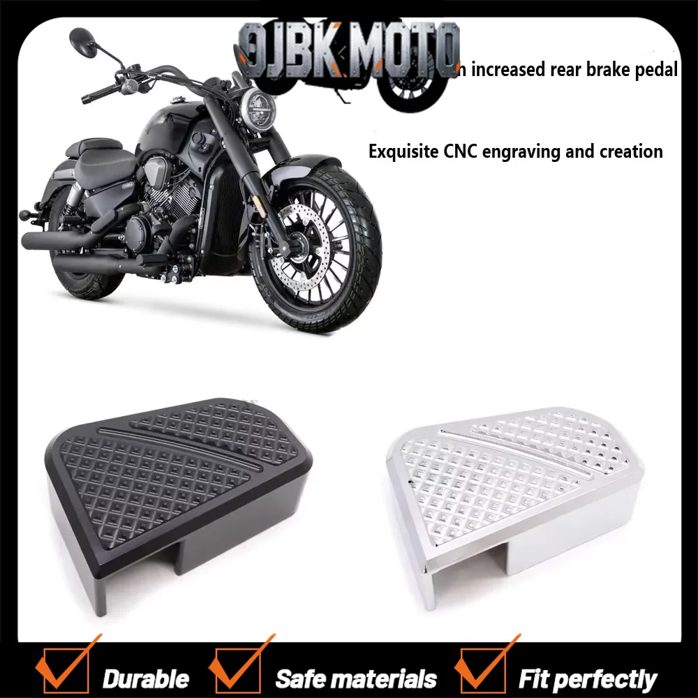 

【Perfect fit】For Lifan V400 modified rear brake pedal enlarged cruise car rear brake pedal cover heightened and widened