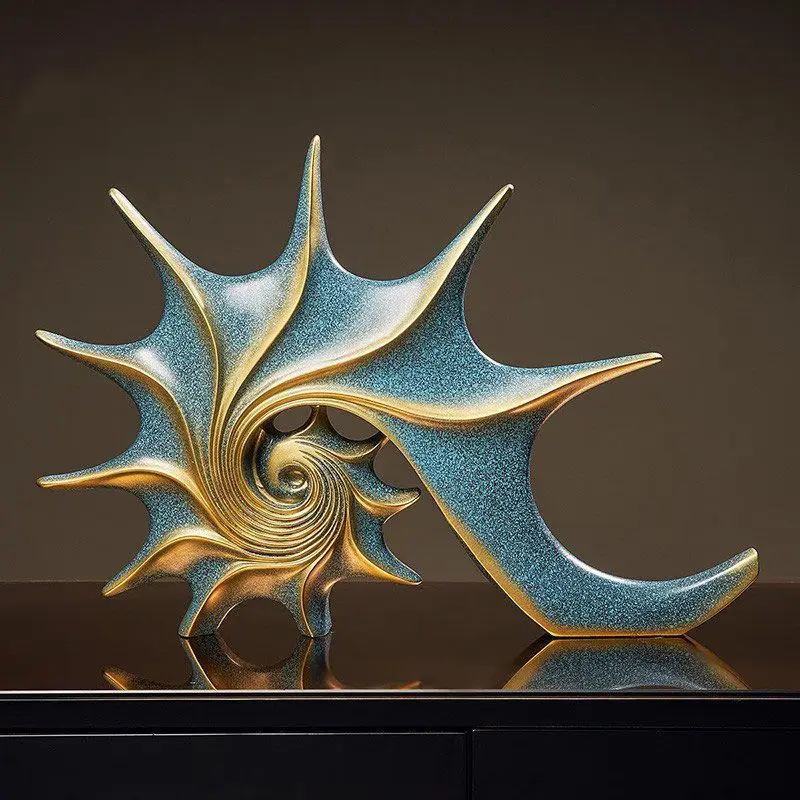 Light Luxury Conch Ornaments, Living Room Tv Cabinet Soft Decorations, Bookshelf, Wine Cabinet, Display Cabinet, Home Furnishing, Housewarming Gifts