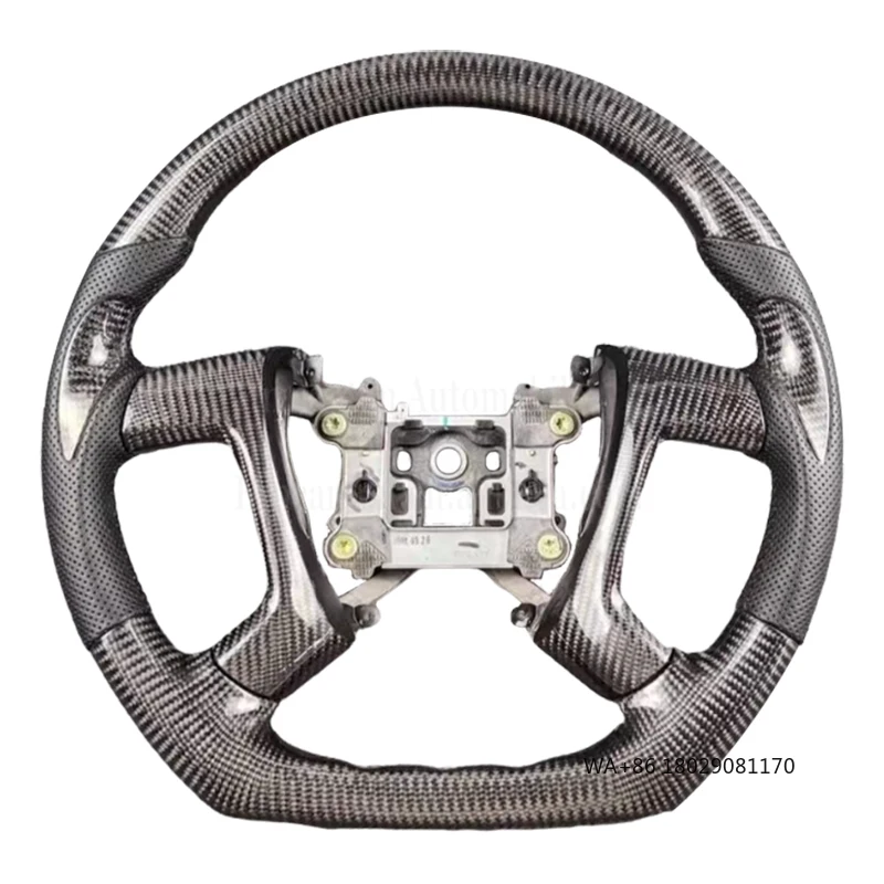 

Modification Perforated Leather Carbon Fiber Car Steering Wheel for Chrysler 300C Steering Wheel